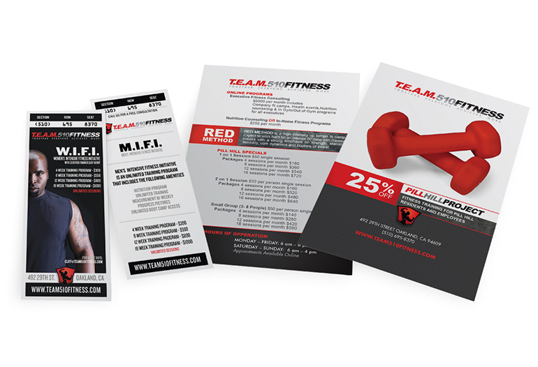 Team 510 Fitness Ticket flyer